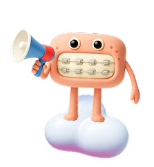 Personaje con megáfono